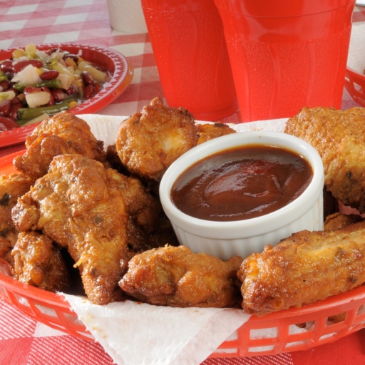 Chicken Wings with Barbecue Sauce